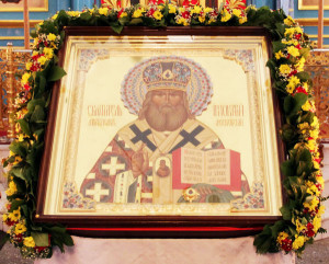 Часть мощей святителя Иннокентия Московского в Благовещенске